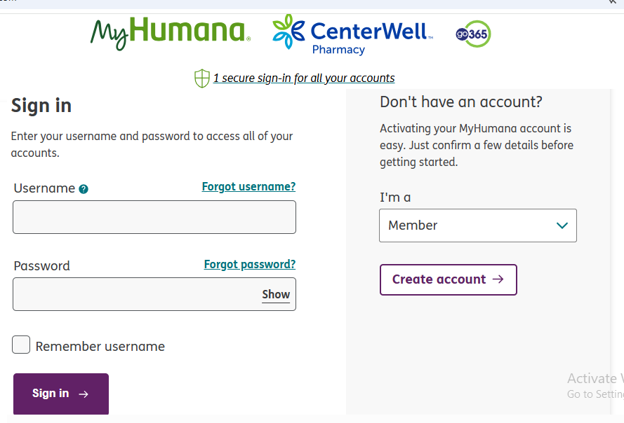 MyHumana Login
